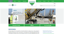 Desktop Screenshot of geosonda.be