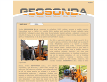 Tablet Screenshot of geosonda.hr
